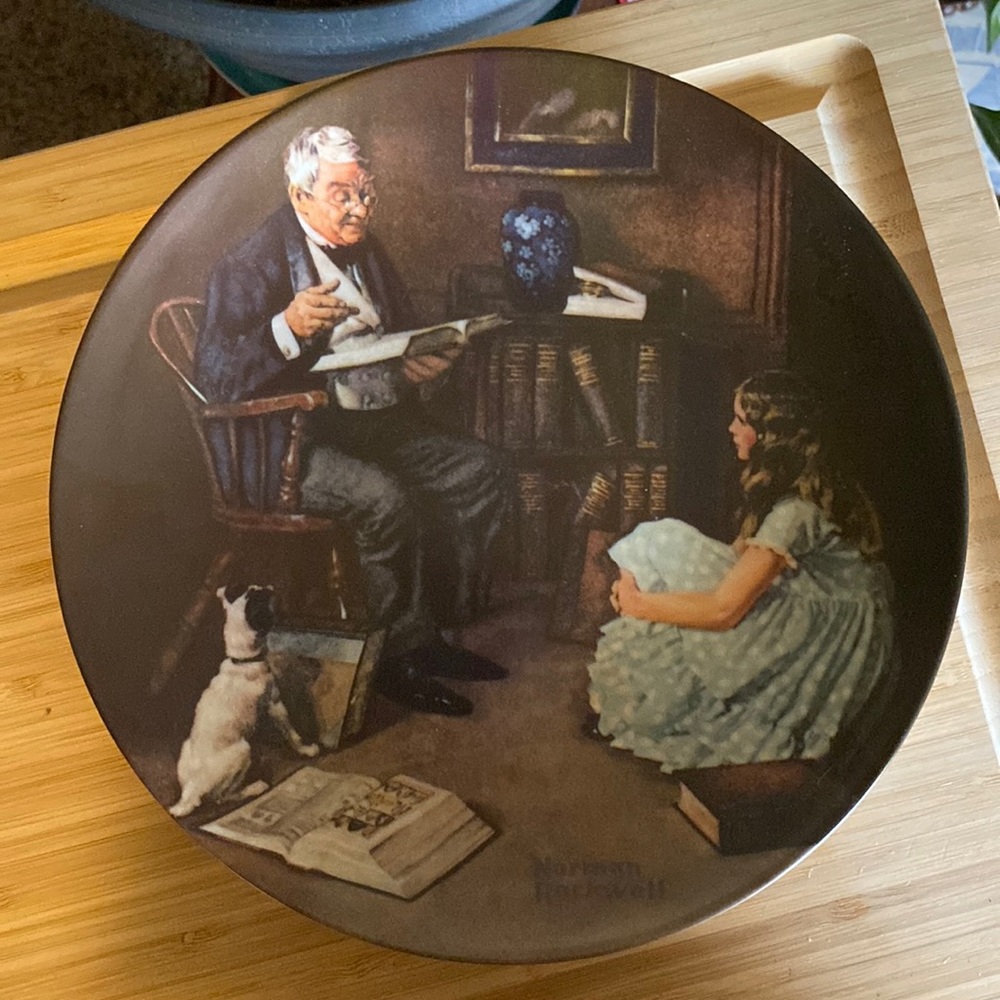 Vintage Norman Rockwell Plate
